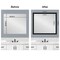 Amanti Art Mirror Makeover Bathroom Mirror Frame Border Kit - Fully Assembled Peel and Stick Frame - Mirror NOT Included - Avon Black Trim